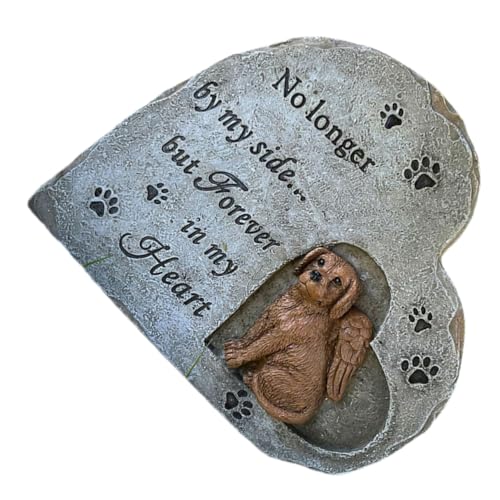 MARMERDO Haustier-Hunde-Denkmal Haustier-Denkmal tiergrabstein Hunde grabstein Ornament das Geschenk Grabsteine ​​für Hunde Hund Haustier Gedenkstein Tribut Haustier Hund Engel Hund Statue von MARMERDO
