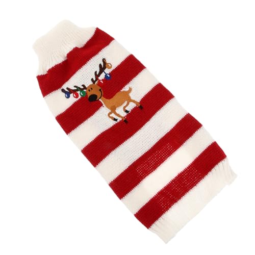 MARMERDO Weihnachtspullover Kleidung für kleine Hunde Weihnachtskleidung für Haustiere Santa Hundekostüm Ostern Hundekostüm Hunde-Outfit Kleider Kleiner Hundepullover Mädchen Hundekleidung von MARMERDO