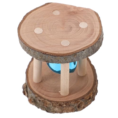 MARMERDO Hamster Kauspielzeug Hamster Beißspielzeug Häschen Beißspielzeug Ratten Kauspielzeug Kaninchen Roller Molar Spielzeug Rennmäuse Käfig Zubehör Spielzeug für Hasen Spielzeug für Hamster Holz von MARMERDO