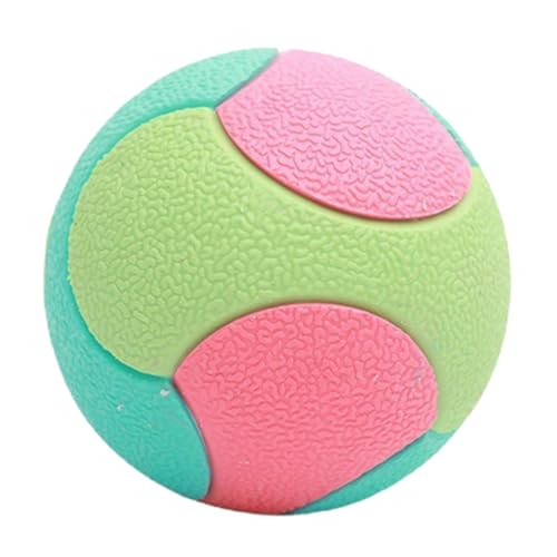 MARMERDO Hundespielzeugball Kauspielzeug Für Haustiere Beißspielzeug Für Welpen Interaktive Hundebälle Quietschendes Welpenspielzeug Beißball Für Welpen Gummi Backenzahn Den Ball Aufheben von MARMERDO