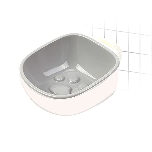MARMODAY Basic Bowls Abnehmbarer 2-in-1 Hundebox Wassernapf Kein Verschütten Abnehmbarer Hundenapf zum Aufhängen Grau2 MARMODAY Basic Bowls Abnehmbarer 2-in-1 Hundebox Wassernapf Kein Verschütten Abnehmbarer Hundenapf zum Aufhängen Grau2 von MARMODAY
