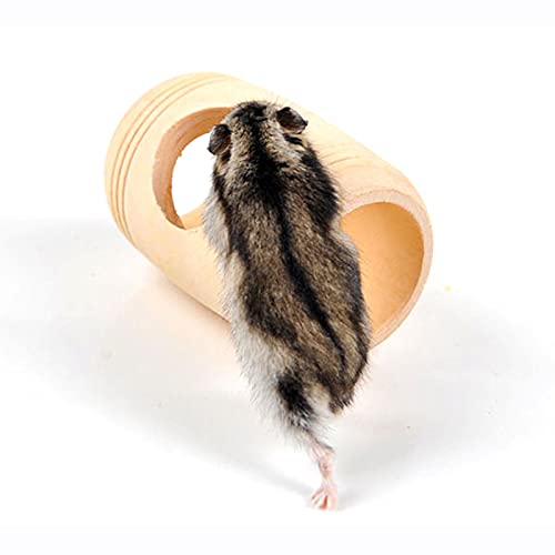 MARMODAY DIY Kreative Holz Tunnel Übung Spielzeug für Maus Hamster Ratten und andere kleine Tiere von MARMODAY