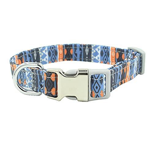 MARMODAY Hundehalsband, Polyester, Metall, Kunststoff, für kleine Hunde, Hundehalsband, bequem, schönes Design von MARMODAY