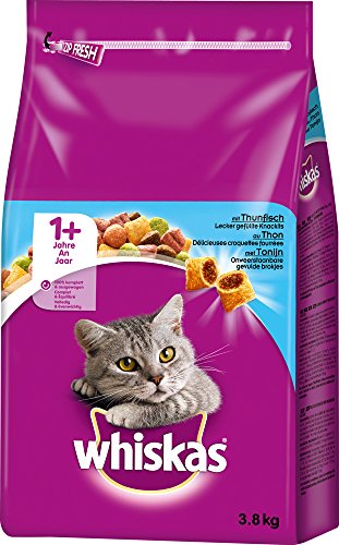 MARS - Whiskas 1+ Cat Complete Dry with Tuna 3.8kg - 3.8kg - EU/UK von whiskas