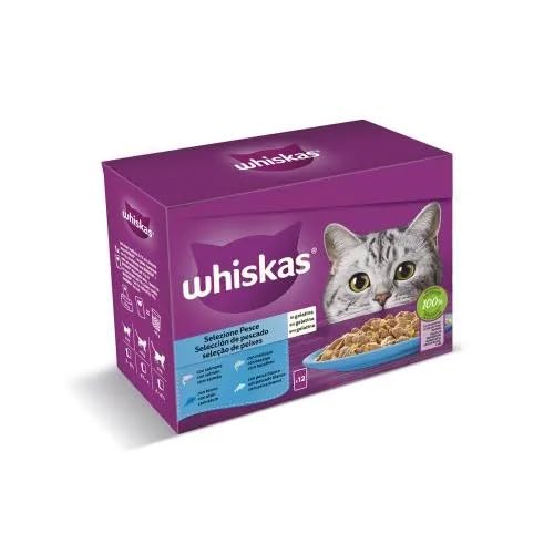 WHISKAS Multipack Fisch 4 x 12 x 85 g von MARS