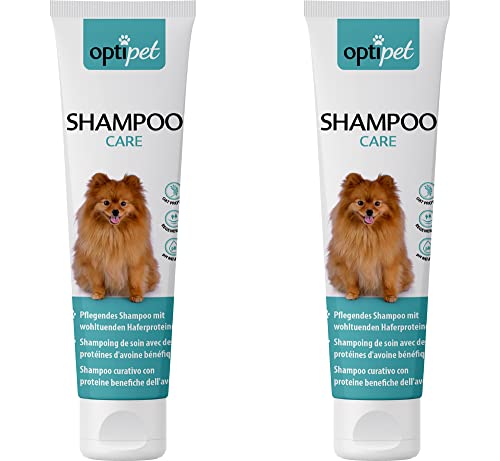 MARTEC Optipet Hundeshampoo - Vitamin F für Hunde - pflegt das Fell - Nährt und pflegt die Haarwurzeln - 2x250 ml von MARTEC