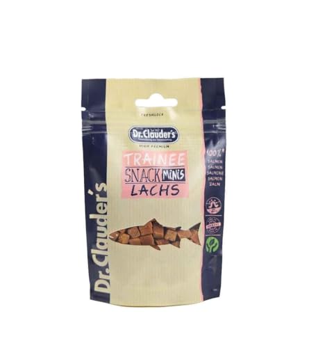 Dr. Clauder's Leckerlis für Hunde, Snacks, Mini-Lachsbeutel, 50 g Dr. Clauder's Leckerlis für Hunde, Snacks, Mini-Lachsbeutel, 50 g von MASCO BOUTIQUE