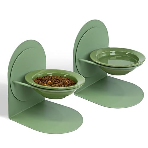 2er-Pack verstellbare Katzennäpfe mit magnetischem Eisenständer & Keramiknäpfe – doppelt höhenverstellbar und winkelverstellbar, rutschfestes Design für bequemes Füttern 2er-Pack verstellbare Katzennäpfe mit magnetischem Eisenständer & Keramiknäpfe – doppelt höhenverstellbar und winkelverstellbar, rutschfestes Design für bequemes Füttern von MASHDE