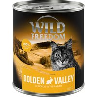 Wild Freedom Adult 6 x 800 g - getreidefrei - Golden Valley - Kaninchen & Huhn von Wild Freedom