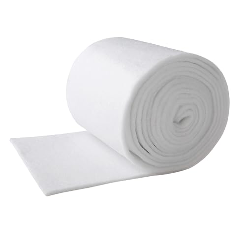 Aquarium-Filter, Baumwolle, weiße Baumwolle, biochemische Baumwolle, verdickt, hohe Dichte, Aquariumfilter, Baumwolle, Fischteich, Meeresfrüchte, Filtermaterial, Schwamm (2 x 10 x 3 cm) von MATYASIGO