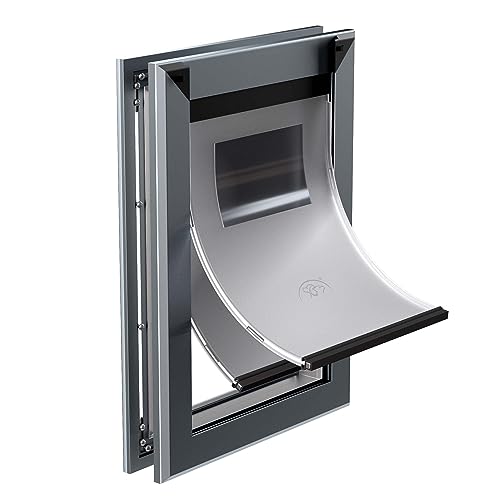 MAVRICFLEX Robuste Hundetür, Doppelschiebverschluss, energieeffizientes Aluminium, einfache Installation, magnetische Klappen für große Hunde bis zu 45 kg MAVRICFLEX Robuste Hundetür, Doppelschiebverschluss, energieeffizientes Aluminium, einfache Installation, magnetische Klappen für große Hunde bis zu 45 kg von MAVRICFLEX