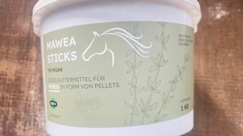 MAWEA Sticks Thymian - Einzelfuttermittel für Pferde - GMP + FSA gesichert von MAWEA