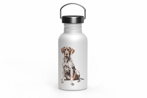 MAXIKIWI - Einwandige Edelstahl-Trinkflasche mit Schraubverschluss und Griff, nicht isoliert, leicht, BPA-frei, auslaufsicher, Hunderasse, 500 ml MAXIKIWI - Einwandige Edelstahl-Trinkflasche mit Schraubverschluss und Griff, nicht isoliert, leicht, BPA-frei, auslaufsicher, Hunderasse, 500 ml von MAXIKIWI