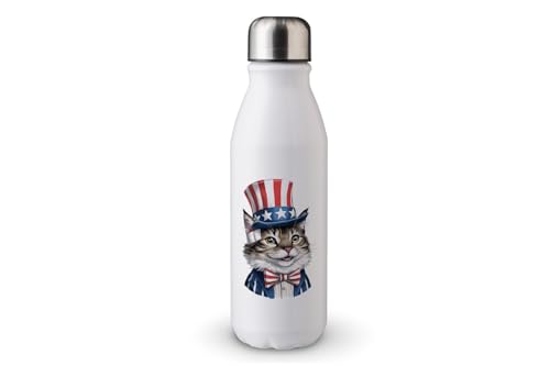 MAXIKIWI - Einwandige Wasserflasche mit Schraubverschluss, nicht isoliert, leicht, Aluminium, BPA-frei, auslaufsicher - Cat USA 224 Trending 1222175-500ml MAXIKIWI - Einwandige Wasserflasche mit Schraubverschluss, nicht isoliert, leicht, Aluminium, BPA-frei, auslaufsicher - Cat USA 224 Trending 1222175-500ml von MAXIKIWI