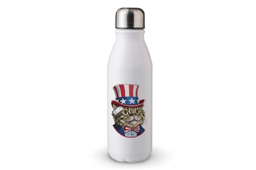 MAXIKIWI - Einwandige Wasserflasche mit Schraubverschluss, nicht isoliert, leicht, Aluminium, BPA-frei, auslaufsicher - Cat USA 224 Trending 1222175-500ml MAXIKIWI - Einwandige Wasserflasche mit Schraubverschluss, nicht isoliert, leicht, Aluminium, BPA-frei, auslaufsicher - Cat USA 224 Trending 1222175-500ml von MAXIKIWI