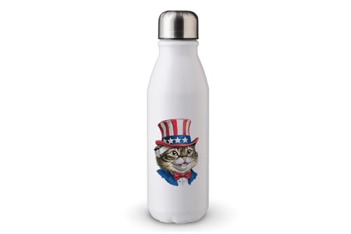 MAXIKIWI - Einwandige Wasserflasche mit Schraubverschluss, nicht isoliert, leicht, Aluminium, BPA-frei, auslaufsicher - Cat USA 224 Trending 1222175-500ml MAXIKIWI - Einwandige Wasserflasche mit Schraubverschluss, nicht isoliert, leicht, Aluminium, BPA-frei, auslaufsicher - Cat USA 224 Trending 1222175-500ml von MAXIKIWI