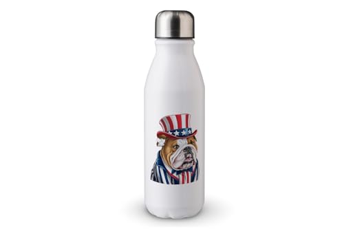 MAXIKIWI - Einwandige Wasserflasche mit Schraubverschluss, nicht isoliert, leicht, Aluminium, BPA-frei, auslaufsicher - Dog USA 224 Trending 12221843-500ml MAXIKIWI - Einwandige Wasserflasche mit Schraubverschluss, nicht isoliert, leicht, Aluminium, BPA-frei, auslaufsicher - Dog USA 224 Trending 12221843-500ml von MAXIKIWI