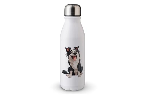 MAXIKIWI - Einwandige Wasserflasche mit Schraubverschluss, nicht isoliert, leichtes Aluminium, BPA-frei, auslaufsicher, Hundekarikaturgrafiken, 500 ml MAXIKIWI - Einwandige Wasserflasche mit Schraubverschluss, nicht isoliert, leichtes Aluminium, BPA-frei, auslaufsicher, Hundekarikaturgrafiken, 500 ml von MAXIKIWI