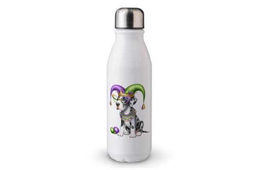 MAXIKIWI - Einwandige Wasserflasche mit Schraubverschluss, nicht isoliert, leichtes Aluminium, BPA-frei, auslaufsicher, niedlicher Hund, Karneval, 500 ml MAXIKIWI - Einwandige Wasserflasche mit Schraubverschluss, nicht isoliert, leichtes Aluminium, BPA-frei, auslaufsicher, niedlicher Hund, Karneval, 500 ml von MAXIKIWI