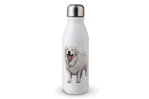 MAXIKIWI - Einwandige Wasserflasche mit Schraubverschluss, nicht isoliert, leichtes Aluminium, BPA-frei, auslaufsicher, süßer Hund, 500 ml MAXIKIWI - Einwandige Wasserflasche mit Schraubverschluss, nicht isoliert, leichtes Aluminium, BPA-frei, auslaufsicher, süßer Hund, 500 ml von MAXIKIWI