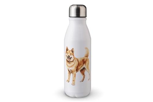 MAXIKIWI - Einwandige Wasserflasche mit Schraubverschluss, nicht isoliert, leichtes Aluminium, BPA-frei, auslaufsicher, süßer Hund, 500 ml MAXIKIWI - Einwandige Wasserflasche mit Schraubverschluss, nicht isoliert, leichtes Aluminium, BPA-frei, auslaufsicher, süßer Hund, 500 ml von MAXIKIWI