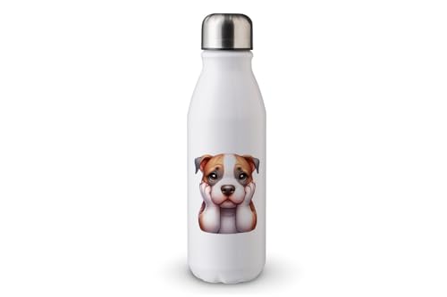 MAXIKIWI - Einwandige Wasserflasche mit Schraubverschluss, nicht isoliert, leichtes Aluminium, BPA-frei, auslaufsicher, traurige Hunde, 500 ml MAXIKIWI - Einwandige Wasserflasche mit Schraubverschluss, nicht isoliert, leichtes Aluminium, BPA-frei, auslaufsicher, traurige Hunde, 500 ml von MAXIKIWI