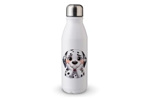 MAXIKIWI - Einwandige Wasserflasche mit Schraubverschluss, nicht isoliert, leichtes Aluminium, BPA-frei, auslaufsicher, traurige Hunde, 500 ml MAXIKIWI - Einwandige Wasserflasche mit Schraubverschluss, nicht isoliert, leichtes Aluminium, BPA-frei, auslaufsicher, traurige Hunde, 500 ml von MAXIKIWI