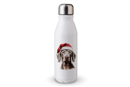 MAXIKIWI - Einwandige Wasserflasche mit Schraubverschluss, nicht isoliert, leichtes Aluminium, BPA-frei, auslaufsicher, weihnachtliche spuckende Hunde, 500 ml MAXIKIWI - Einwandige Wasserflasche mit Schraubverschluss, nicht isoliert, leichtes Aluminium, BPA-frei, auslaufsicher, weihnachtliche spuckende Hunde, 500 ml von MAXIKIWI