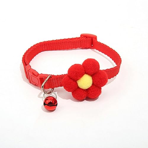 Hundehalsband, Katzenhalsband, 1 Stück, niedliches mehrfarbiges Blumen-weiches Katzenhalsband, Hundehalsband, Schleife, kleines Katzenhalsband, Halskette, Glocke, Hund, Chihuahua, Heimtierbedarf ( Col Hundehalsband, Katzenhalsband, 1 Stück, niedliches mehrfarbiges Blumen-weiches Katzenhalsband, Hundehalsband, Schleife, kleines Katzenhalsband, Halskette, Glocke, Hund, Chihuahua, Heimtierbedarf ( Col von MAYABI
