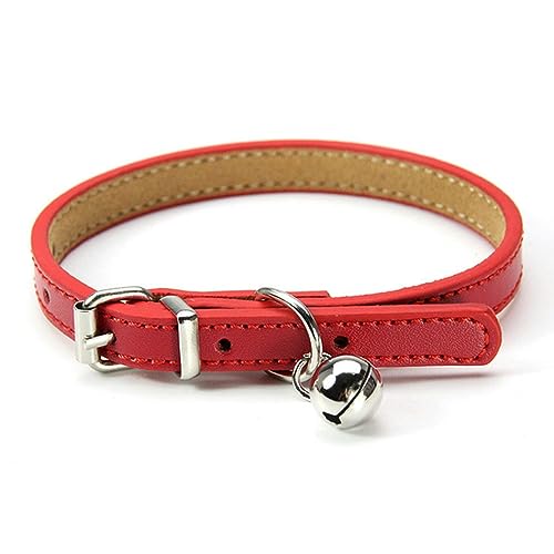 Hundehalsband, Katzenhalsband, Katzenhalsband, Leder-Katzenhalsband mit Glöckchen, verstellbare weiche Kätzchen-Halskette, Welpen-Halsleine, Katzenzubehör, Heimtierbedarf ( Color : Black , Size : Smal Hundehalsband, Katzenhalsband, Katzenhalsband, Leder-Katzenhalsband mit Glöckchen, verstellbare weiche Kätzchen-Halskette, Welpen-Halsleine, Katzenzubehör, Heimtierbedarf ( Color : Black , Size : Smal von MAYABI