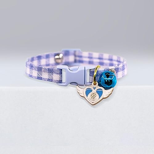 Hundehalsband, Katzenhalsband, Katzenhalsband, niedliche Glöckchen-Cartoon-Halskette, verstellbares Halsband, Avocado-Anhänger, kariertes Katzenhalsband, Katzenwelpe, Haustier, Katzenzubehör ( Color : Hundehalsband, Katzenhalsband, Katzenhalsband, niedliche Glöckchen-Cartoon-Halskette, verstellbares Halsband, Avocado-Anhänger, kariertes Katzenhalsband, Katzenwelpe, Haustier, Katzenzubehör ( Color : von MAYABI