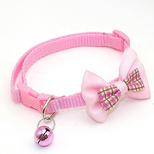Hundehalsband, Katzenhalsband, Katzenhalsband, verstellbar, niedliche Fliege, Glöckchen-Anhänger, Halskette, Katzen- und Hundehalsband, modische Krawatte, Sicherheitsschnalle, Haustierzubehör ( Color Hundehalsband, Katzenhalsband, Katzenhalsband, verstellbar, niedliche Fliege, Glöckchen-Anhänger, Halskette, Katzen- und Hundehalsband, modische Krawatte, Sicherheitsschnalle, Haustierzubehör ( Color von MAYABI