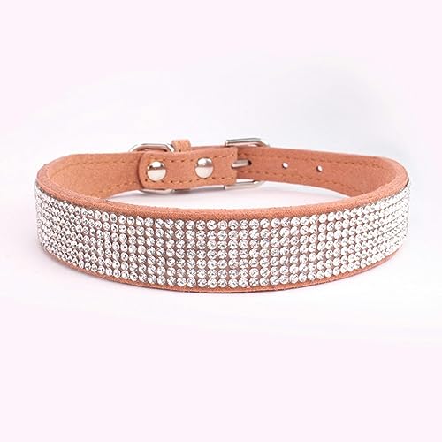 Hundehalsband, Katzenhalsband, XS/S/M/L-Faser-Kristallhalsband for Welpen und Katzen, Blitz-Strass-Hundehalsband, Zinklegierungsschnalle, Hundehalsband, Heimtierbedarf ( Color : Bruin , Size : 51 2.5C Hundehalsband, Katzenhalsband, XS/S/M/L-Faser-Kristallhalsband for Welpen und Katzen, Blitz-Strass-Hundehalsband, Zinklegierungsschnalle, Hundehalsband, Heimtierbedarf ( Color : Bruin , Size : 51 2.5C von MAYABI