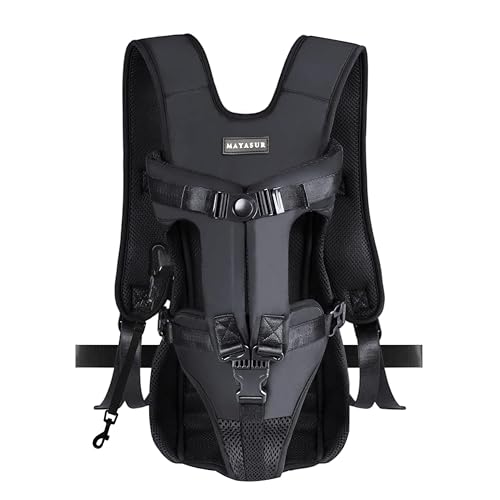 MAYASUR Pet Front Dog Carrier Rucksäcke, verstellbarer Hunderucksack, Tragetasche, Beine herauszunehmen, leicht anzubringen, Brusttrage für kleine bis extra große Hunde, freihändige Hundetragetasche MAYASUR Pet Front Dog Carrier Rucksäcke, verstellbarer Hunderucksack, Tragetasche, Beine herauszunehmen, leicht anzubringen, Brusttrage für kleine bis extra große Hunde, freihändige Hundetragetasche von MAYASUR
