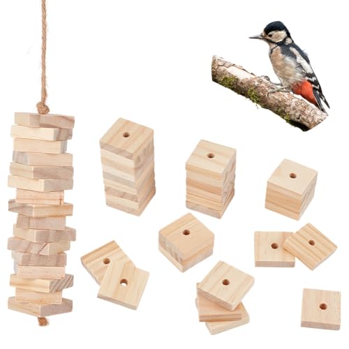 MAYJOYDIY 120 Stück Holzklötze Vogel Kauspielzeug 3cm Quadratische Holzklötze Papageienspielzeug Natürlicher Burlywood Käfigständer Zum Aufhängen Für Kleine Und Mittelgroße Papageien MAYJOYDIY 120 Stück Holzklötze Vogel Kauspielzeug 3cm Quadratische Holzklötze Papageienspielzeug Natürlicher Burlywood Käfigständer Zum Aufhängen Für Kleine Und Mittelgroße Papageien von MAYJOYDIY
