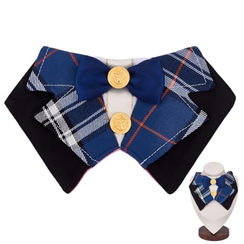 MAYJOYDIY Formeller Smoking Für Hunde Hochzeitsanzug Für Katzen Verstellbares Handgefertigtes Bandana Halsband Mit Marineblauer Fliege Für Für Haustiere Verkleidung Hochzeitskleidung Cosplay MAYJOYDIY Formeller Smoking Für Hunde Hochzeitsanzug Für Katzen Verstellbares Handgefertigtes Bandana Halsband Mit Marineblauer Fliege Für Für Haustiere Verkleidung Hochzeitskleidung Cosplay von MAYJOYDIY