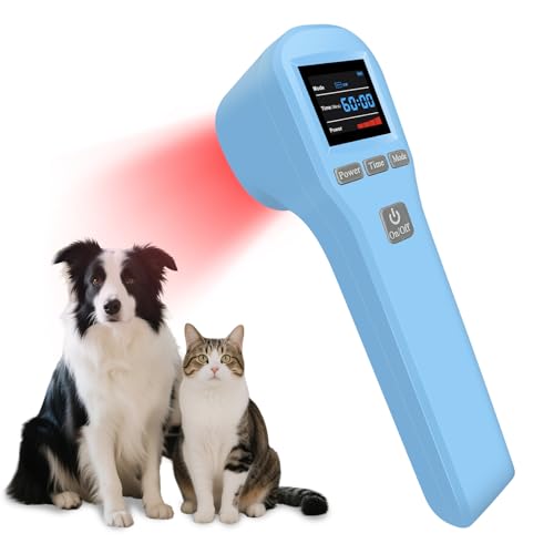 MBBQNN Rotlichttherapie für Hunde, tragbares Kaltlasertherapiegerät für Pferde, 2 Stück 940 nm 16 Stück 660 nm 2 Stück 860 nm Veterinär-Lasertherapie-Maschine, Lasertherapie für Muskeln MBBQNN Rotlichttherapie für Hunde, tragbares Kaltlasertherapiegerät für Pferde, 2 Stück 940 nm 16 Stück 660 nm 2 Stück 860 nm Veterinär-Lasertherapie-Maschine, Lasertherapie für Muskeln von MBBQNN