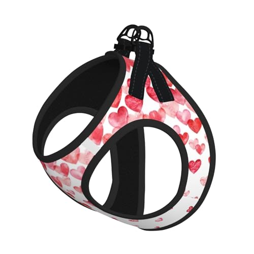 Geschirr-Set mit Leine für Katzen und Hunde, reflektierend, verstellbar, weich, atmungsaktiv, Netzweste, mit ausbruchsicherer Leine, für kleine Haustiere und Kätzchen, Welpen von MBCbjg