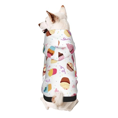 Hunde-Kapuzenpullover für kleine Hunde, warm, weich und atmungsaktiv, leicht zu tragen, Winter-Wettermantel für Haustiere Hunde-Kapuzenpullover für kleine Hunde, warm, weich und atmungsaktiv, leicht zu tragen, Winter-Wettermantel für Haustiere von MBCbjg