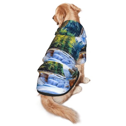 Hunde-Kapuzenpullover für mittelgroße bis große Hunde, warm, weich, atmungsaktiv, leicht zu tragen, Pullover für Winter und Herbst, Haustiermantel Hunde-Kapuzenpullover für mittelgroße bis große Hunde, warm, weich, atmungsaktiv, leicht zu tragen, Pullover für Winter und Herbst, Haustiermantel von MBCbjg