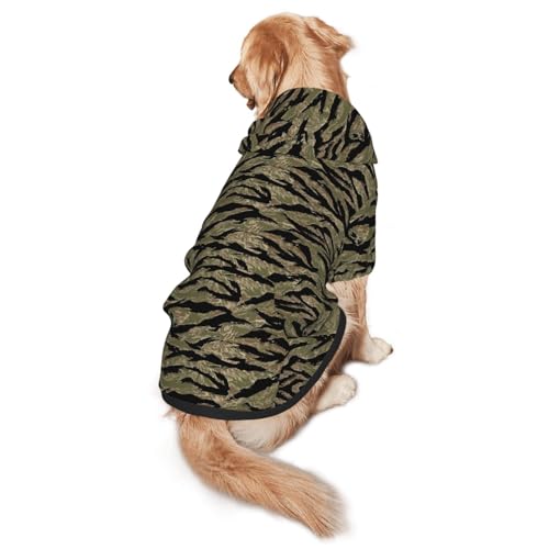 Hunde-Kapuzenpullover für mittelgroße bis große Hunde, warm, weich, atmungsaktiv, leicht zu tragen, für Winter und Herbst, Haustiermantel von MBCbjg