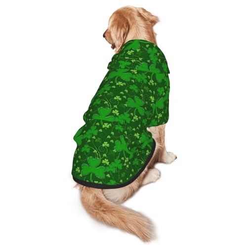 Hunde-Kapuzenpullover für mittelgroße bis große Hunde, warm, weich, atmungsaktiv, leicht zu tragen, für Winter und Herbst, Haustiermantel von MBCbjg