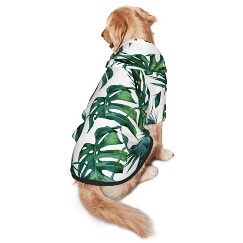 Hunde-Kapuzenpullover für mittelgroße bis große Hunde, warm, weich, atmungsaktiv, leicht zu tragen, für Winter und Herbst, Haustiermantel von MBCbjg