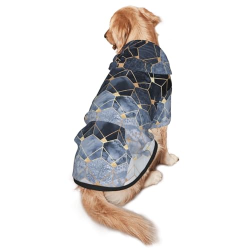 Hunde-Kapuzenpullover für mittelgroße bis große Hunde, warm, weich, atmungsaktiv, leicht zu tragender Pullover für Winter und Herbst, Haustiermantel von MBCbjg