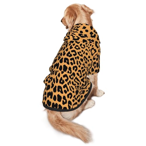 Hunde-Kapuzenpullover mit Giraffen-Aufdruck, für mittelgroße bis große Hunde, warm, weich, atmungsaktiv, leicht zu tragen, Pullover für Winter und Herbst, Haustiermantel von MBCbjg