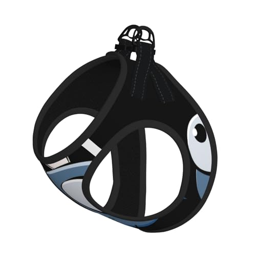 Hundegeschirr mit Insektenflügel-Augen, Cartoon-Druck, reflektierend, verstellbar, weich, atmungsaktiv, Netzweste mit ausbruchsicherer Leine, für kleine Haustiere und Kätzchen, Welpen von MBCbjg