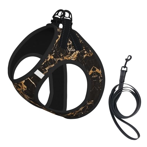 Leinen-Set für Katzen und Hunde, reflektierend, verstellbar, weich, atmungsaktiv, Netzweste, mit ausbruchsicherer Leine, für kleine Haustiere und Kätzchen, Welpen von MBCbjg