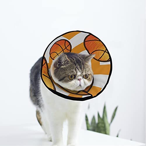 MCHIVER Asketball Weiches Halsband für Katzen und Hunde, verstellbar, zur Wundheilung, Schutz nach Operationen von MCHIVER