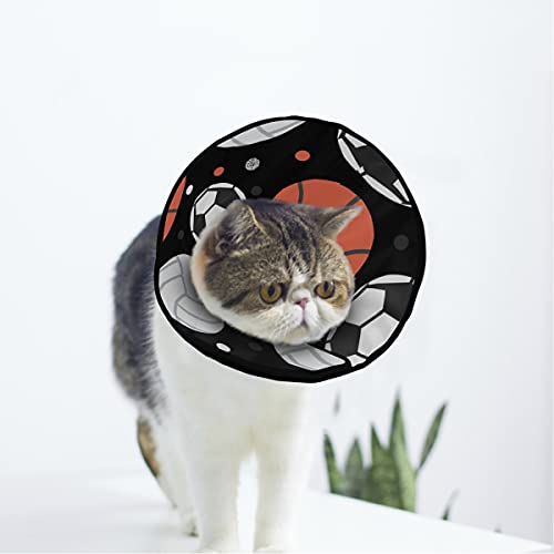 MCHIVER Ball Soft Cat Dog Recovery Halsband verstellbar Katze Kegel Wundheilung Schutz nach Operationen für Haustier Kegel von MCHIVER