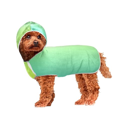 MCHIVER Blau-gelber Farbverlauf, Hunde-Badehandtuch mit Kapuze, schnell trocknend, Haustier-Bademäntel, verstellbare Hunde-Trocknungsmäntel, Handtücher, Wraps für Schwimmbad, Strand, Baden, 60 x 65 cm MCHIVER Blau-gelber Farbverlauf, Hunde-Badehandtuch mit Kapuze, schnell trocknend, Haustier-Bademäntel, verstellbare Hunde-Trocknungsmäntel, Handtücher, Wraps für Schwimmbad, Strand, Baden, 60 x 65 cm von MCHIVER